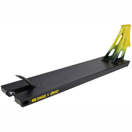 Addict x Eagle Scooter Deck - Black/Yellow 23.2" x 5.7"