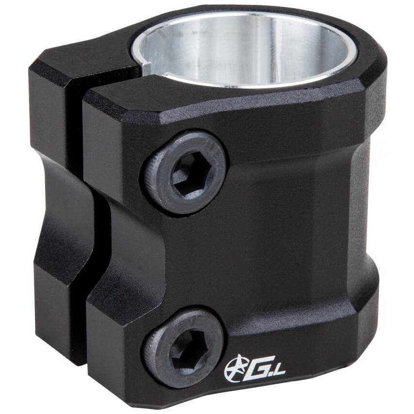 Addict Guardian L Double Collar Scooter Clamp - Black