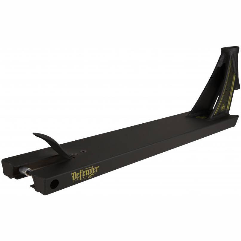 Addict Defender 3.0 Scooter Deck - Black/Gold 21.6" x 5"