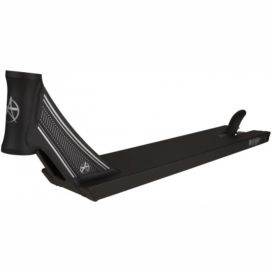 Addict Defender 3.0 Scooter Deck - Black/Silver 21.6" x 5"