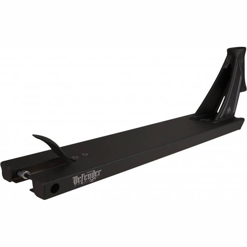 Addict Defender 3.0 Scooter Deck - Black/Silver 21.6" x 5"