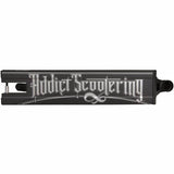 Addict Defender 3.0 Scooter Deck - Black/Silver 21.6" x 5"