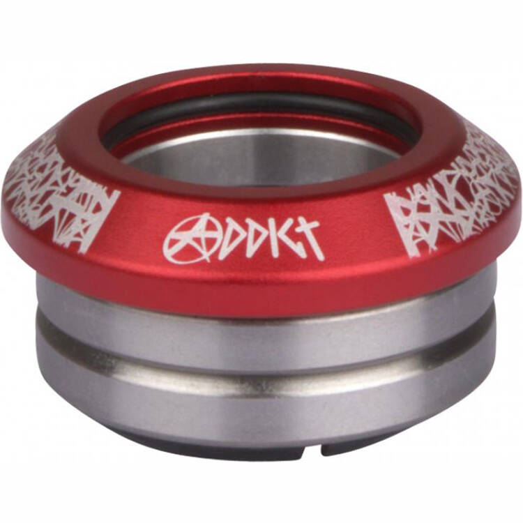 Addict Haze Integrated Scooter Headset - Red