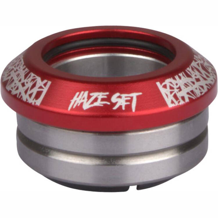 Addict Haze Integrated Scooter Headset - Red