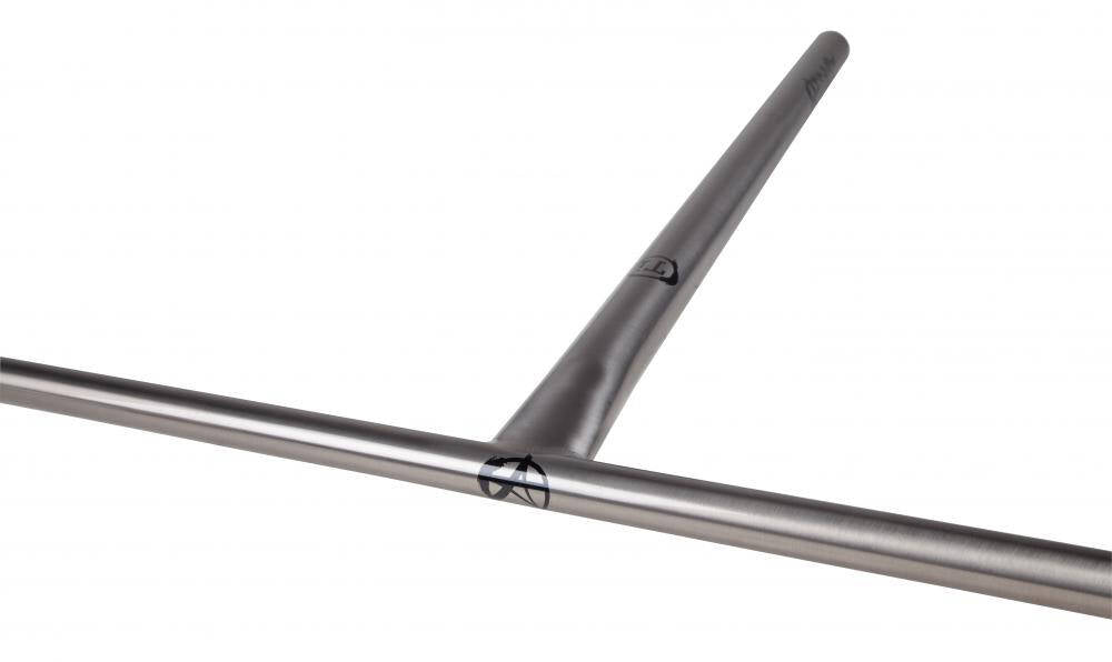Addict T Bar Titanium HIC/SCS Scooter Handle Bars - Raw 680mm