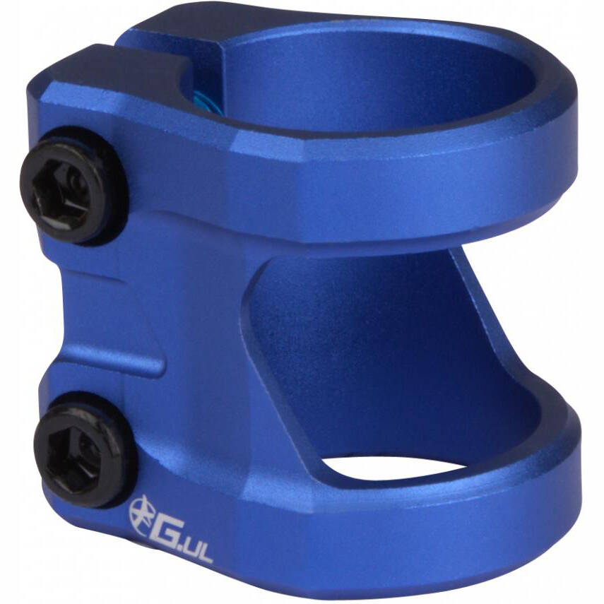 Addict Ultra Light Double Collar Scooter Clamp - Blue