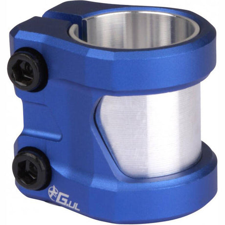Addict Ultra Light Double Collar Scooter Clamp - Blue