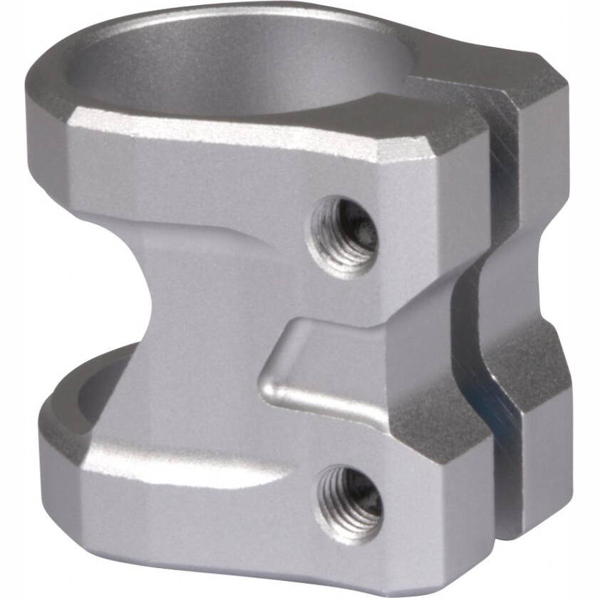 Addict Ultra Light Double Collar Scooter Clamp - Grey