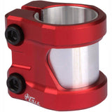 Addict Ultra Light Double Collar Scooter Clamp - Red