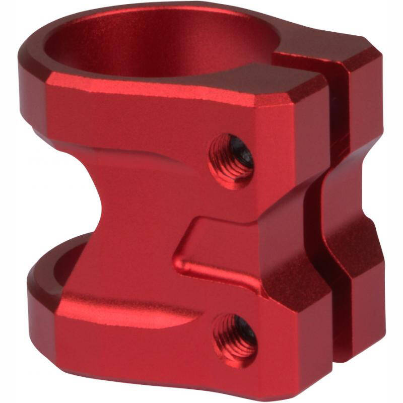Addict Ultra Light Double Collar Scooter Clamp - Red