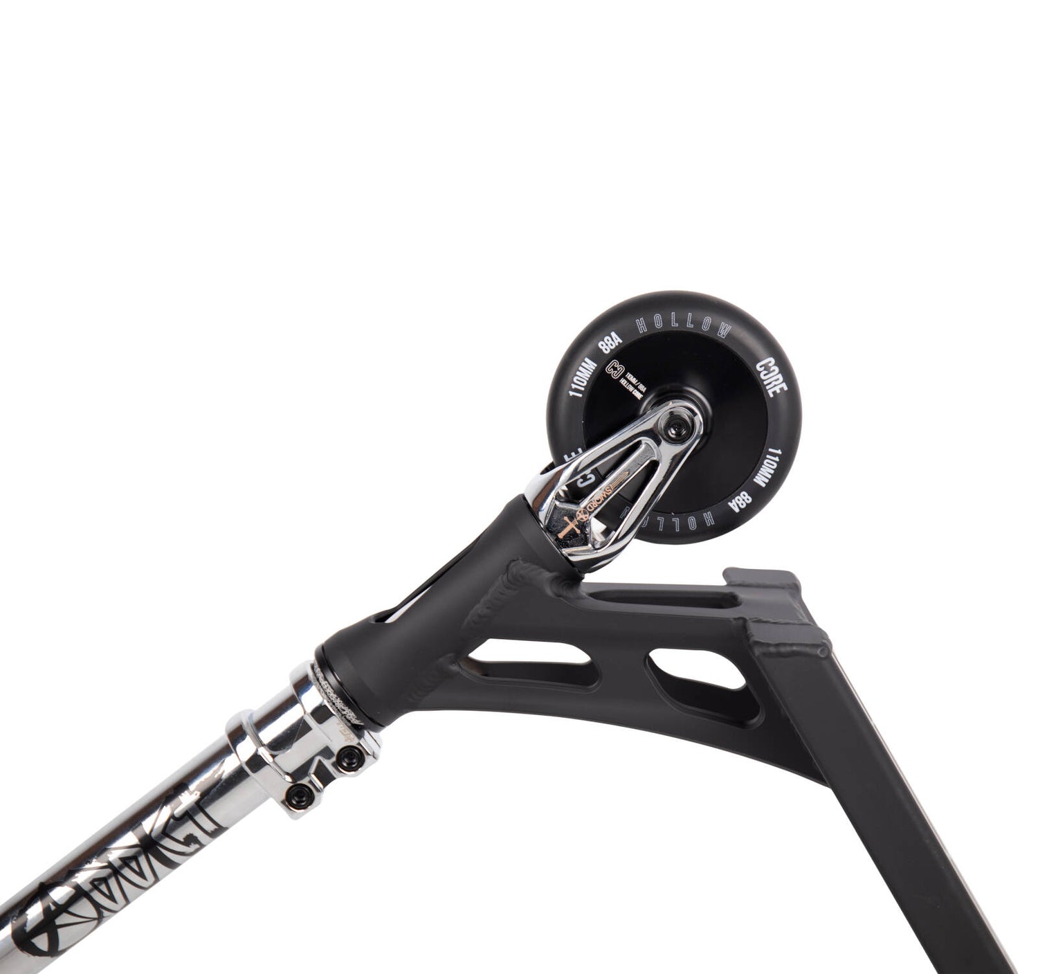 Addict Equalizer Custom Stunt Scooter - Black/Chrome