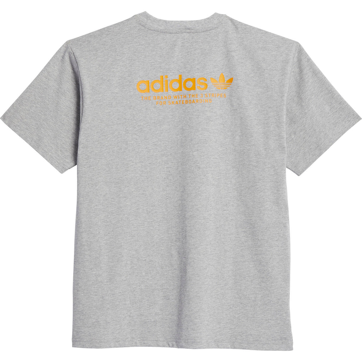 Adidas Skateboarding 4.0 Logo T Shirt - Grey/Orange