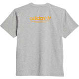 Adidas Skateboarding 4.0 Logo T Shirt - Grey/Orange