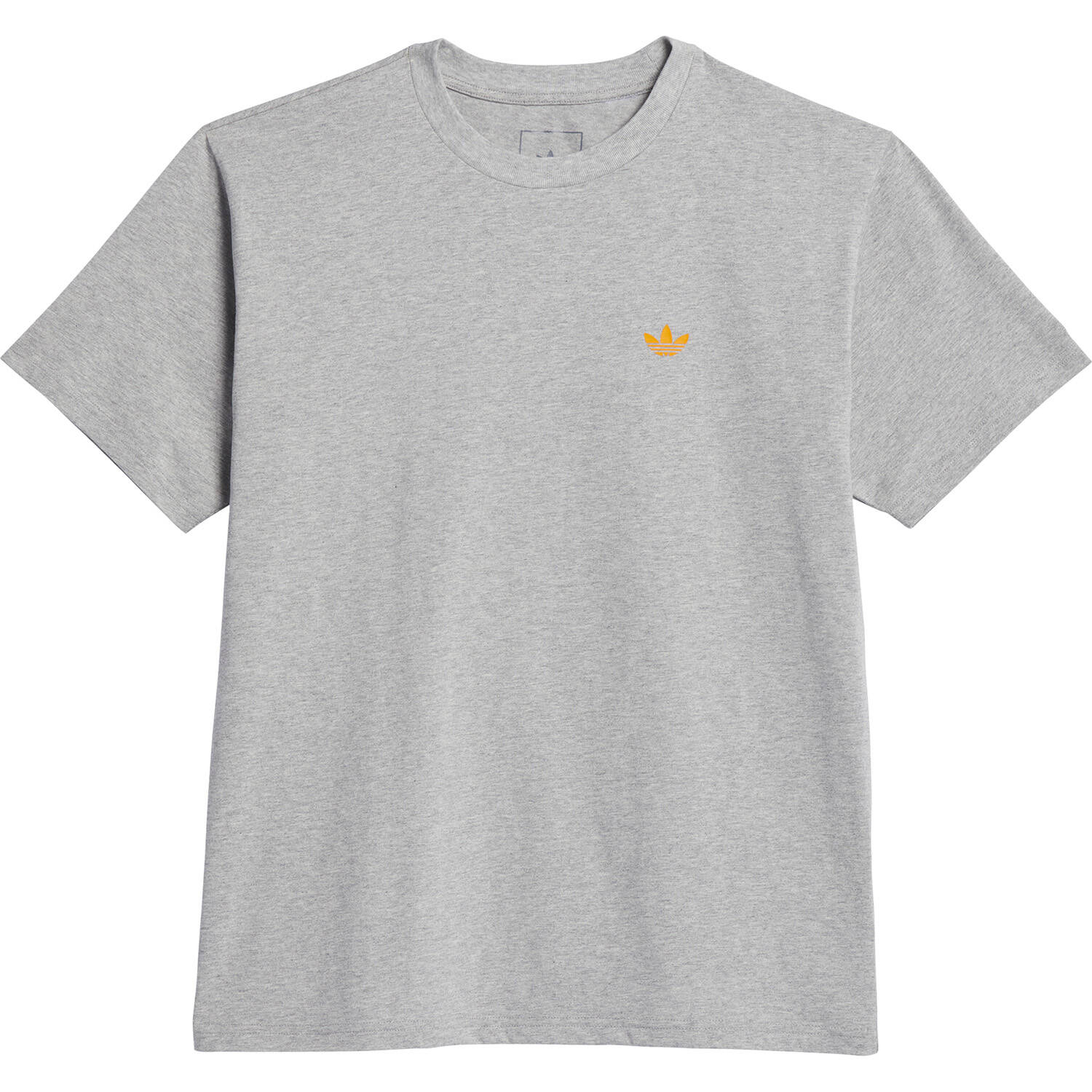 Adidas Skateboarding 4.0 Logo T Shirt - Grey/Orange