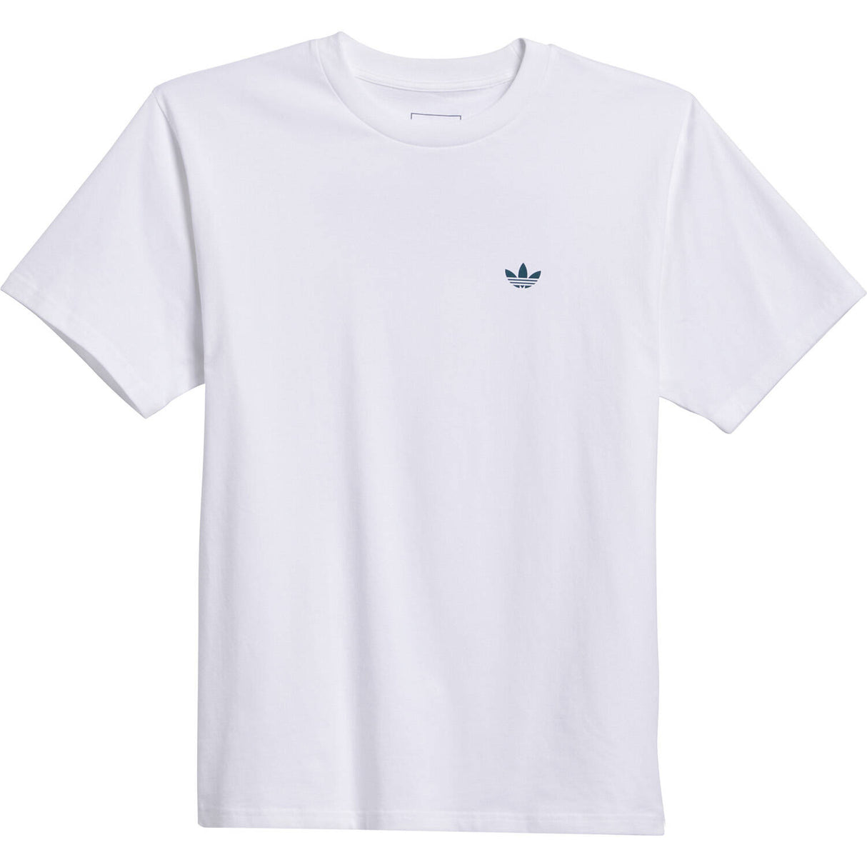 Adidas Skateboarding 4.0 Logo T Shirt - White/Teal