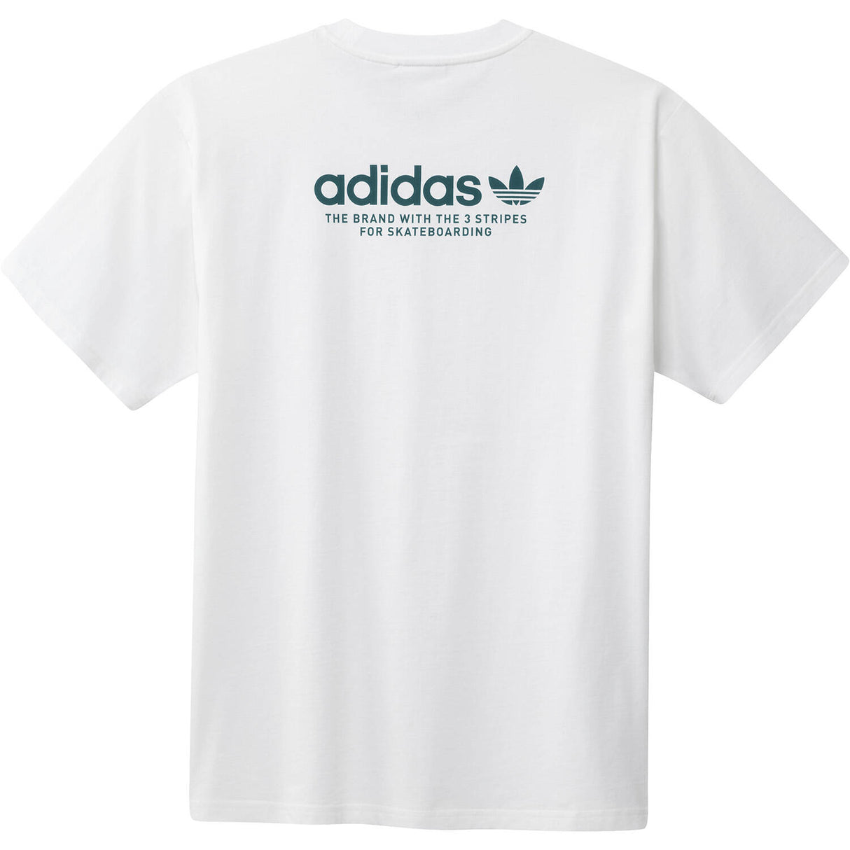 Adidas Skateboarding 4.0 Logo T Shirt - White/Teal