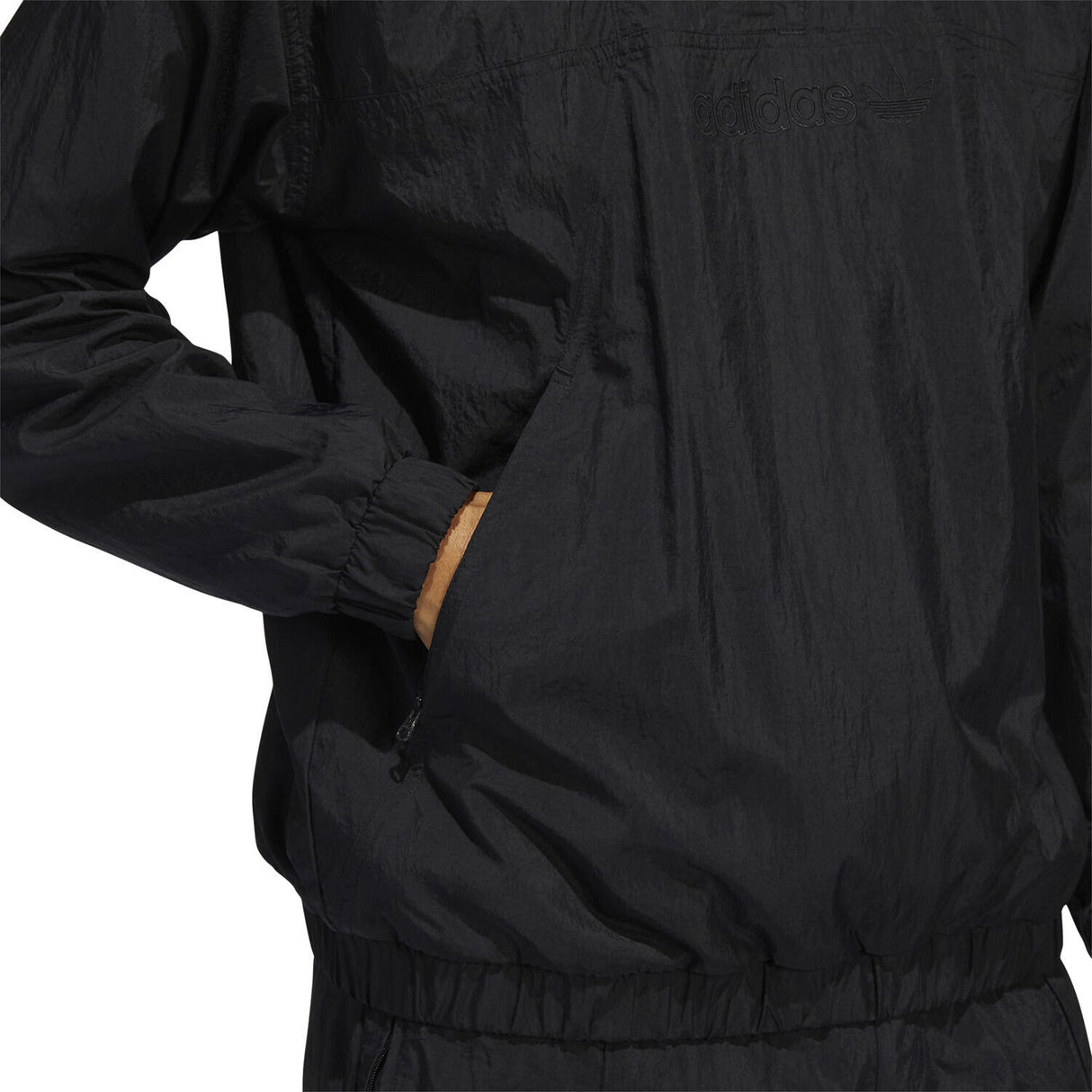 Adidas Skateboarding Anorak Windbreaker Jacket - Black