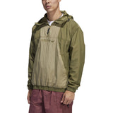 Adidas Skateboarding Anorak Windbreaker Jacket - Olive Green