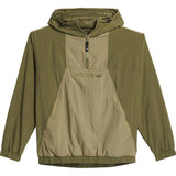 Adidas Skateboarding Anorak Windbreaker Jacket - Olive Green