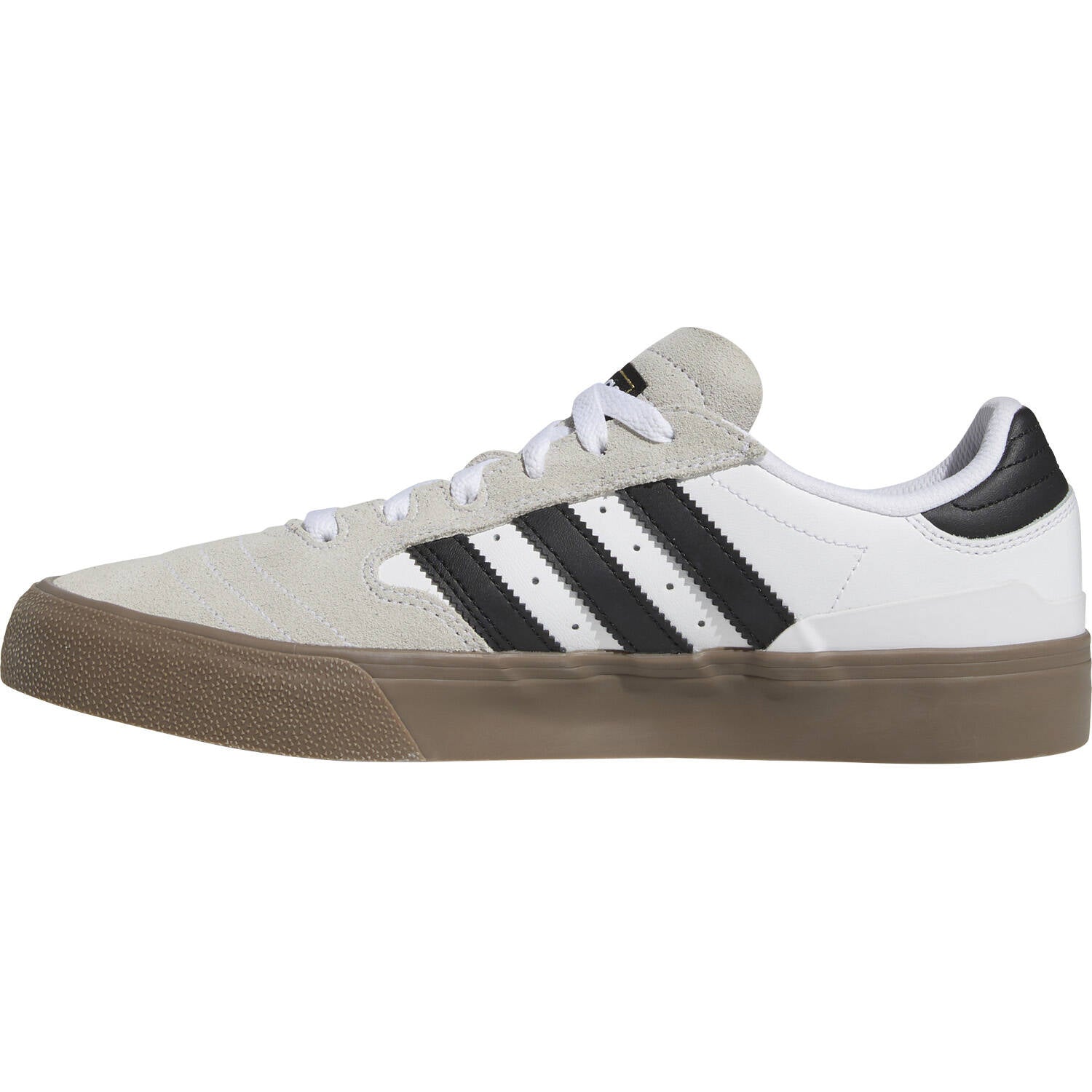 Adidas Skateboarding Busenitz Vulc II Skate Shoes - White/Black/Gold