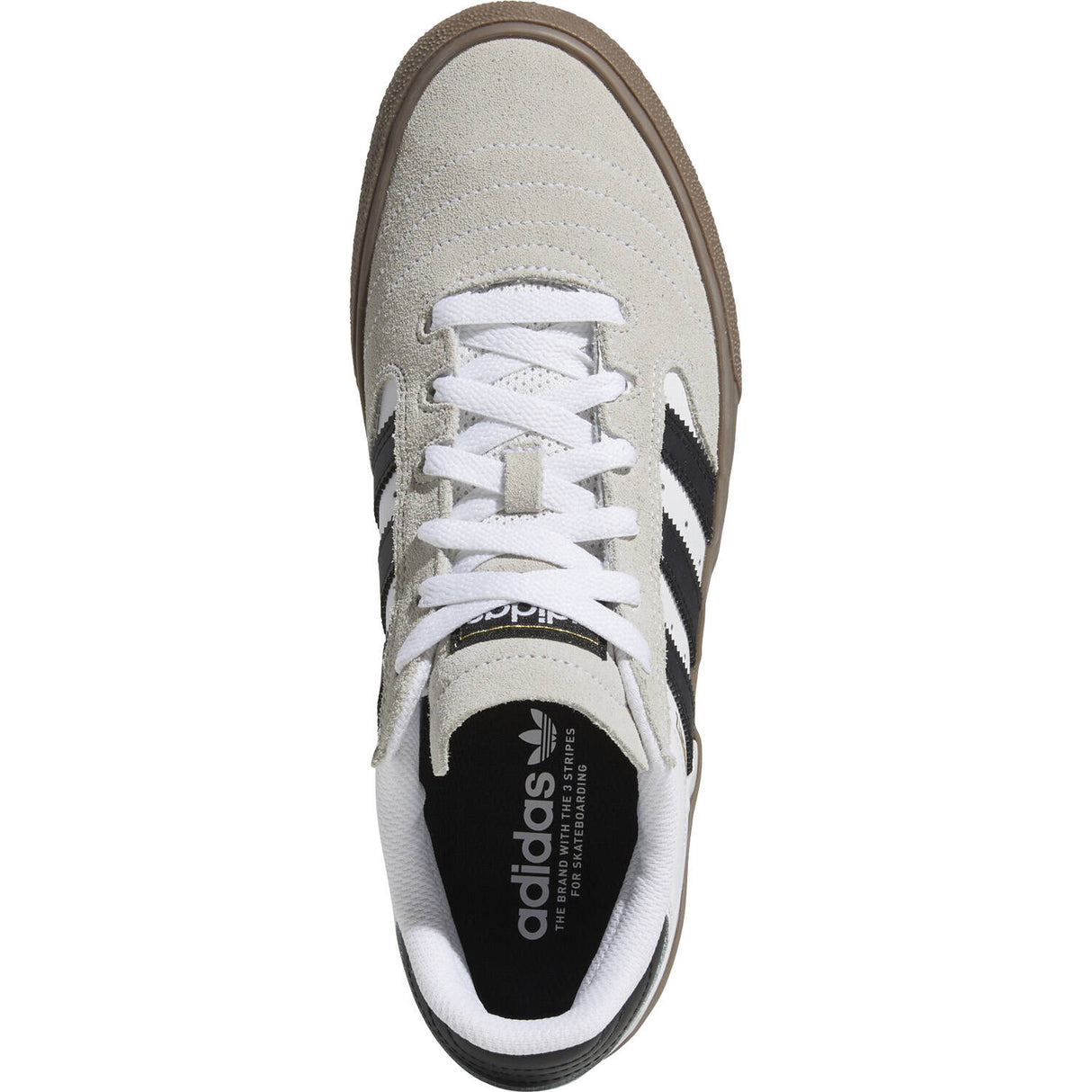 Adidas Skateboarding Busenitz Vulc II Skate Shoes - White/Black/Gold