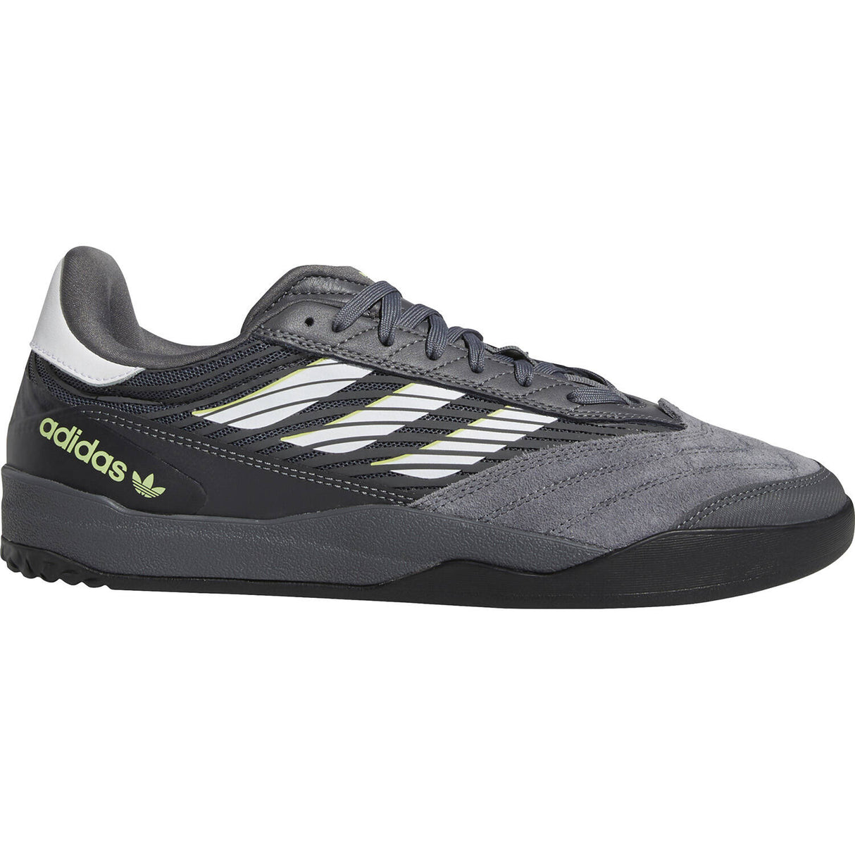 Adidas Skateboarding Copa Nationale Skate Shoes - Grey/White/Lime