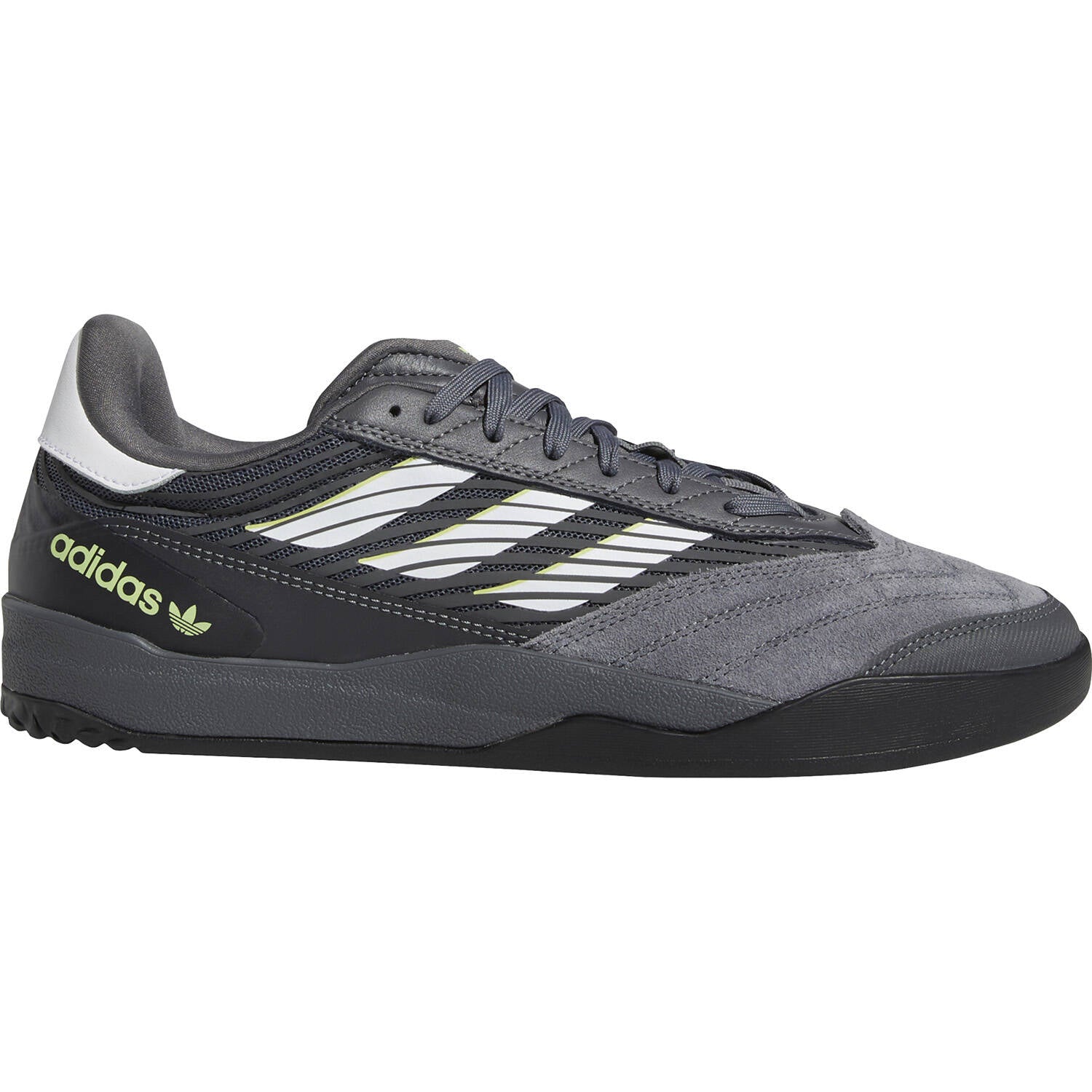 Adidas Skateboarding Copa Nationale Skate Shoes - Grey/White/Lime