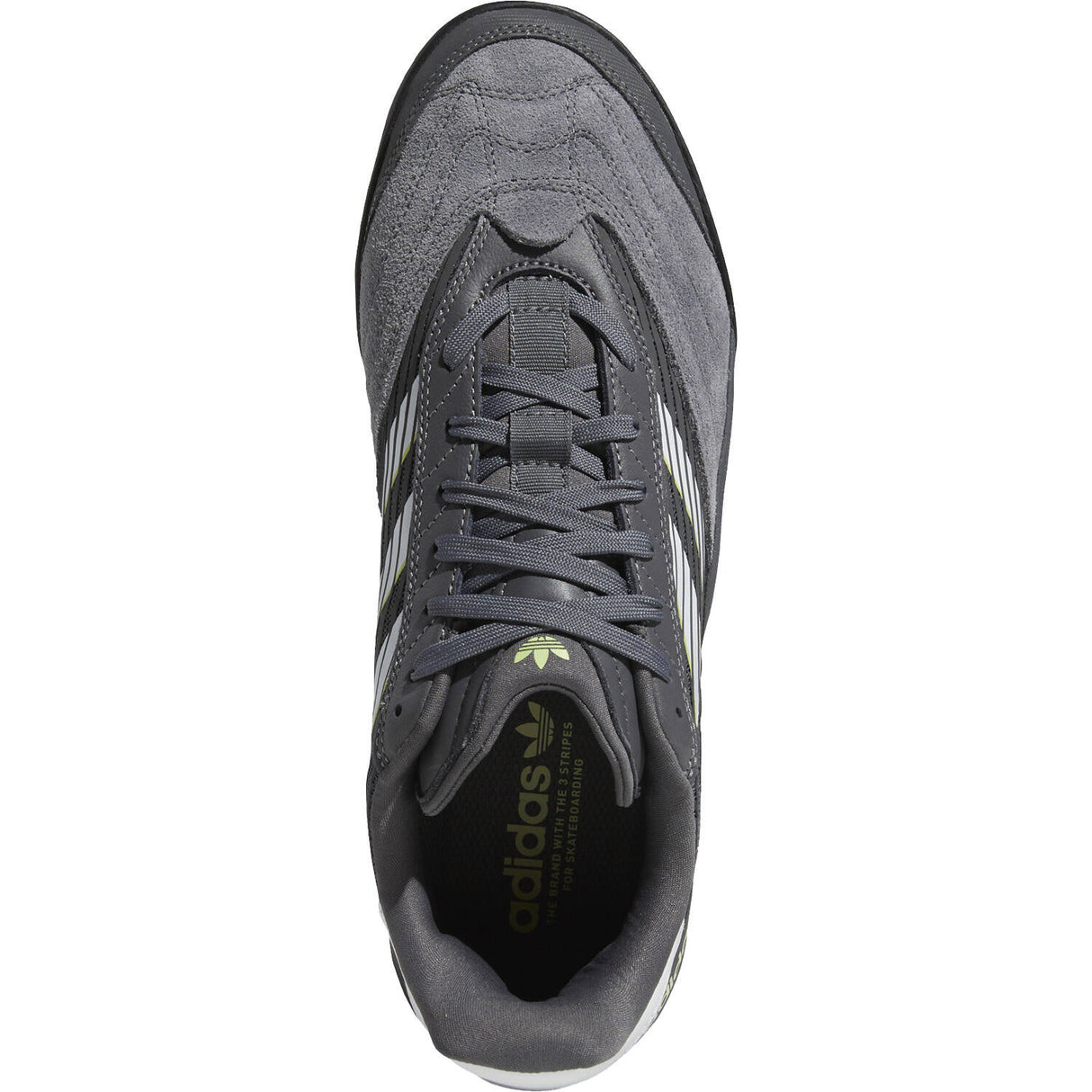 Adidas Skateboarding Copa Nationale Skate Shoes - Grey/White/Lime