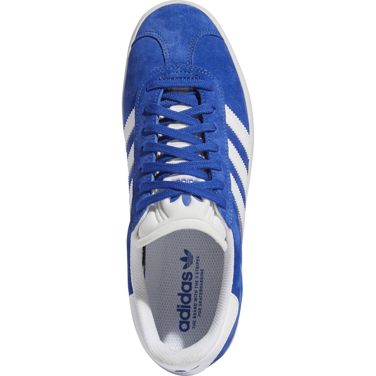 Adidas Skateboarding Gazelle ADV Skate Shoes - Royal Blue/White/White