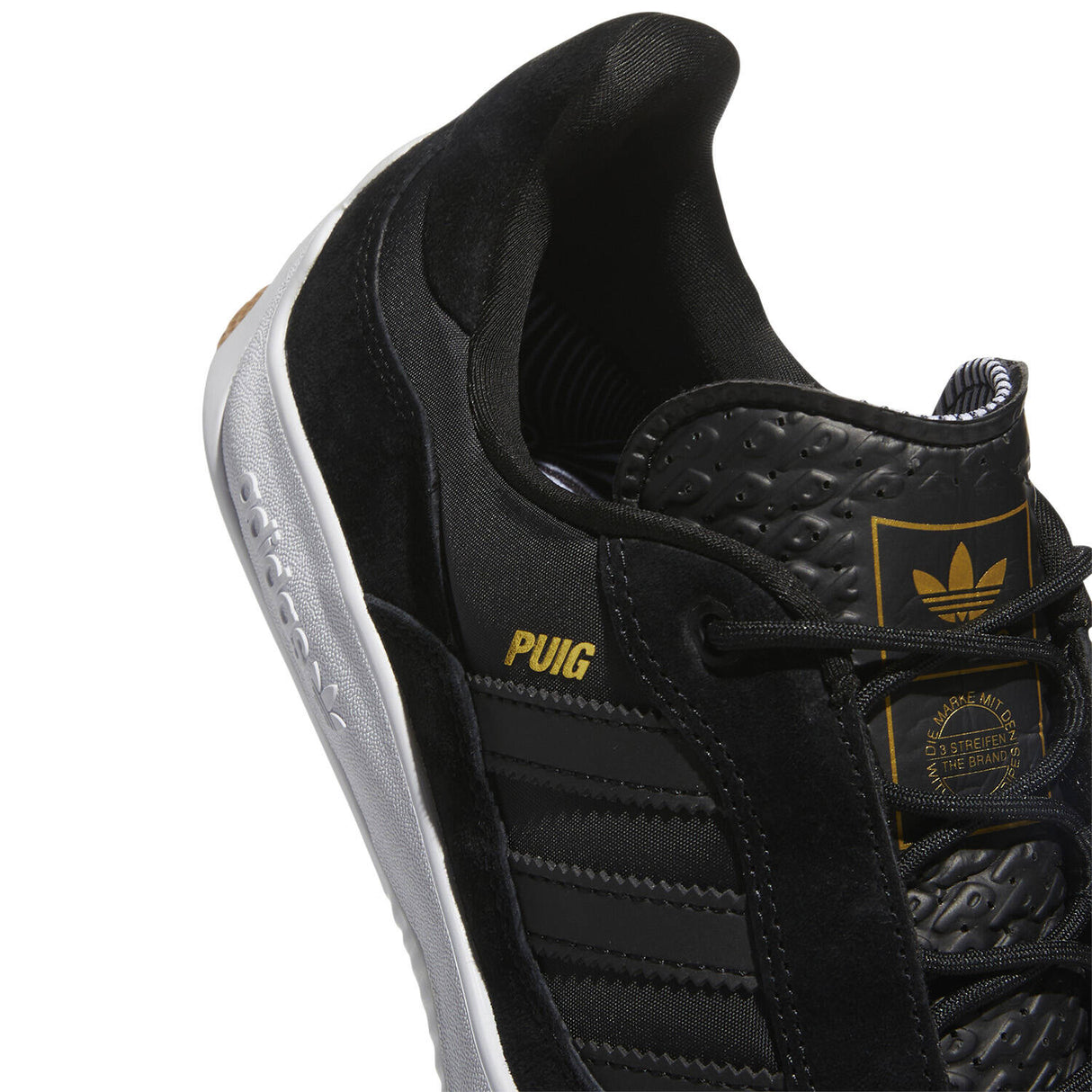 Adidas Skateboarding Puig Skate Shoes - Black/Black/White