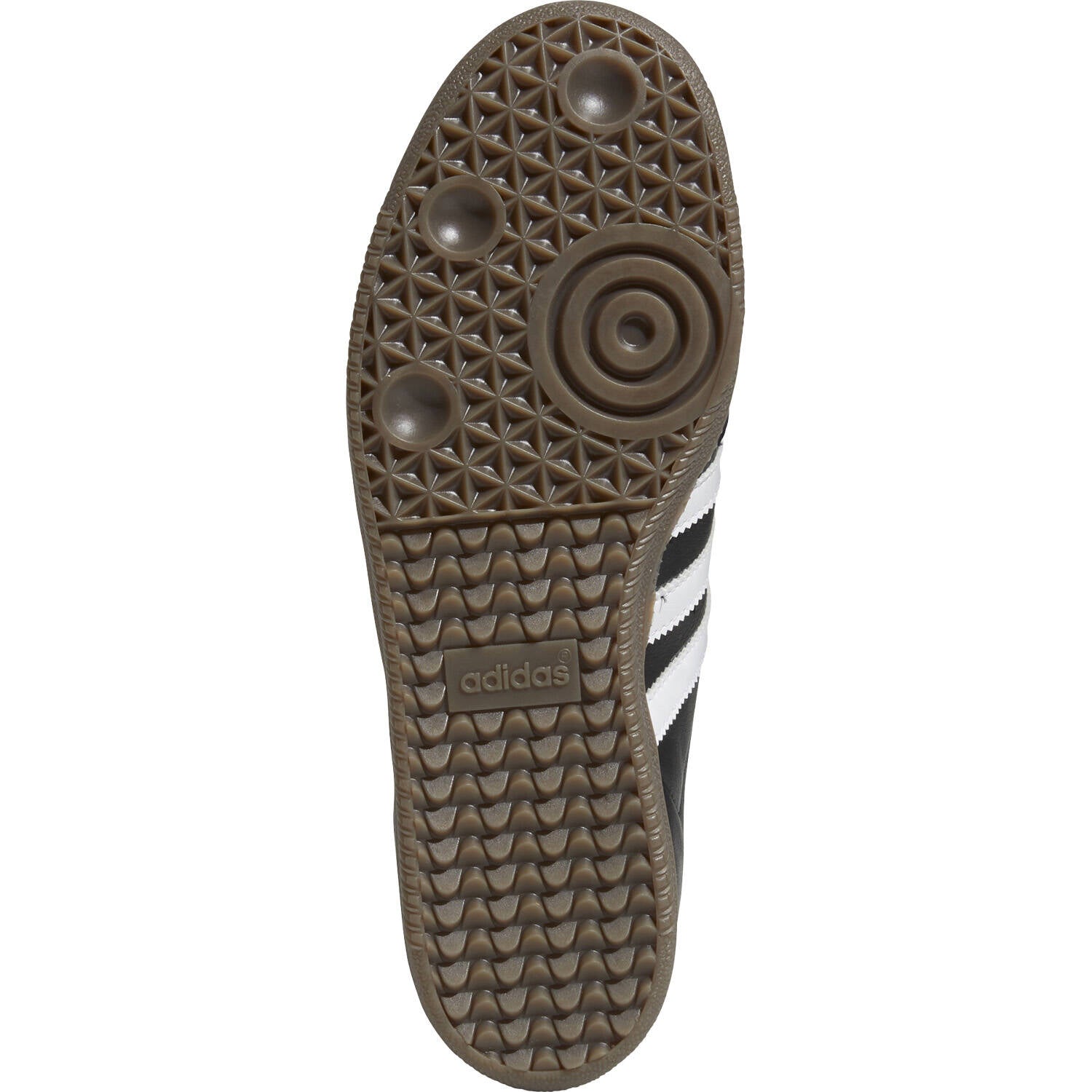 Adidas Skateboarding Samba ADV Skate Shoes - Black/White/Gold