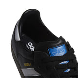 Adidas Skateboarding Samba ADV Skate Shoes - Black/White/Gold