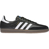 Adidas Skateboarding Samba ADV Skate Shoes - Black/White/Gold