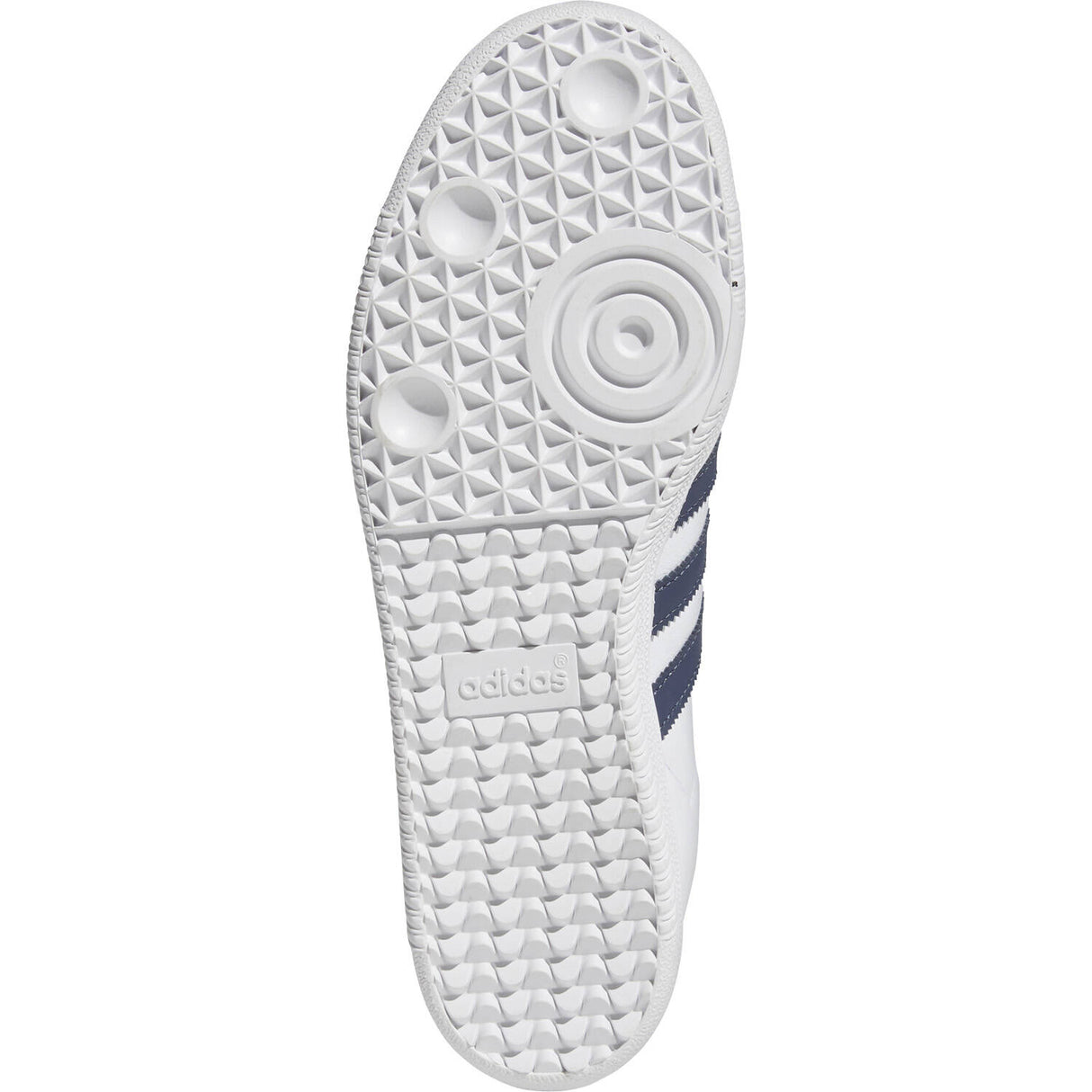 Adidas Skateboarding Samba ADV Skate Shoes - White/Navy/White