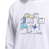 Adidas Skateboarding G Shmoo Long Sleeve T Shirt - White