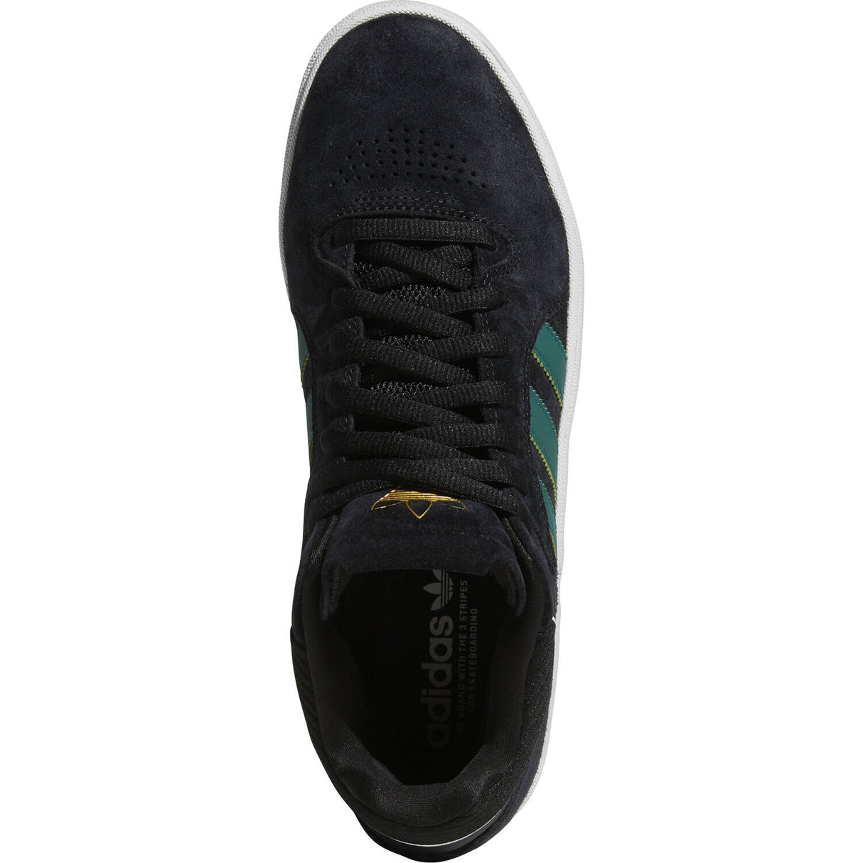 Adidas Skateboarding Tyshawn Skate Shoes - Black/Green/White