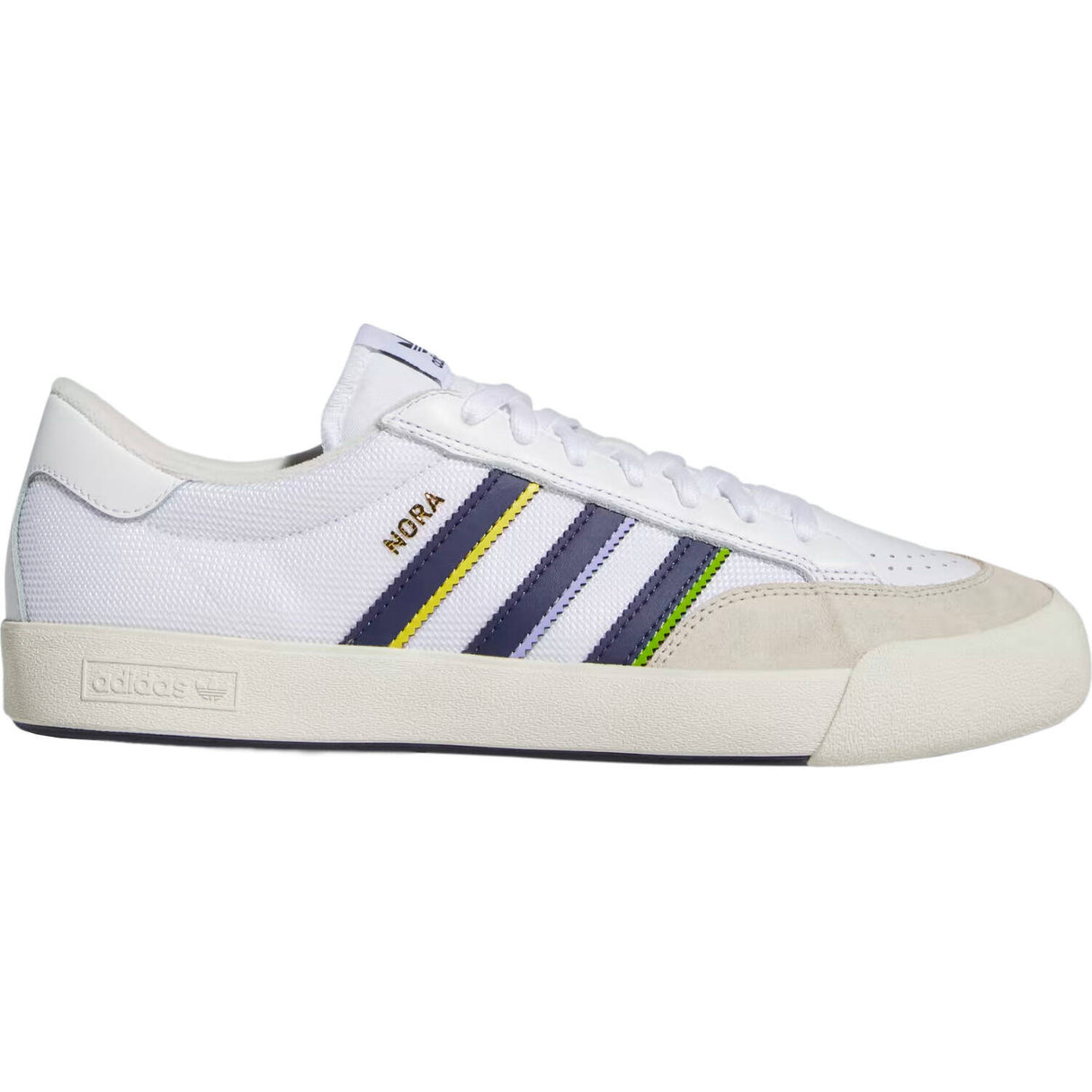 Adidas Skateboarding Nora Skate Shoes - White/White/Gold