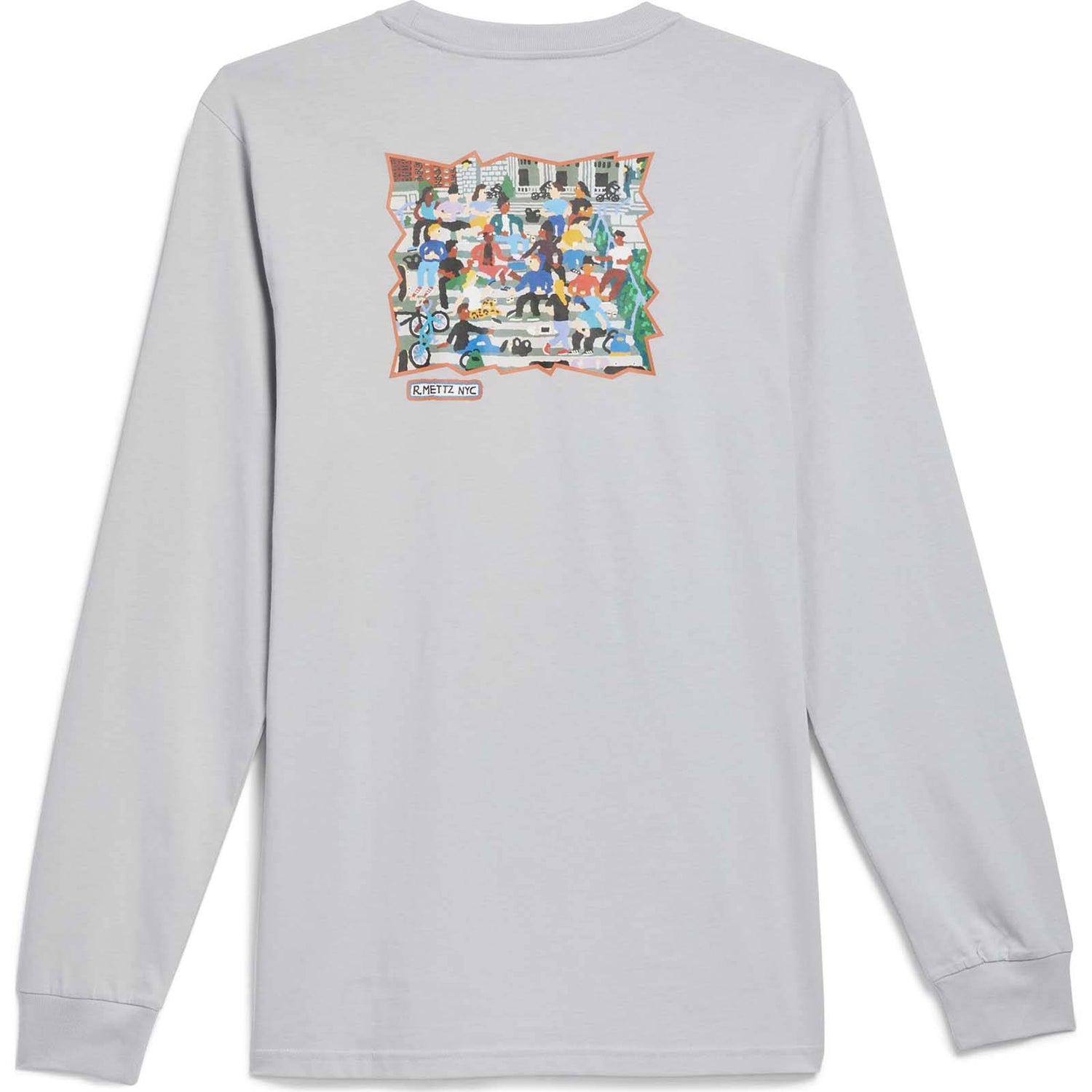 Adidas Artist G LS T Shirt - LGSOGR/MULTCO