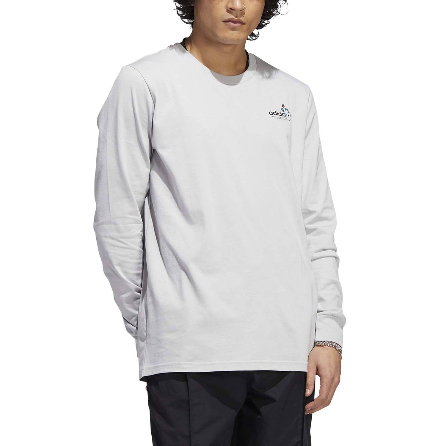 Adidas Artist G LS T Shirt - LGSOGR/MULTCO