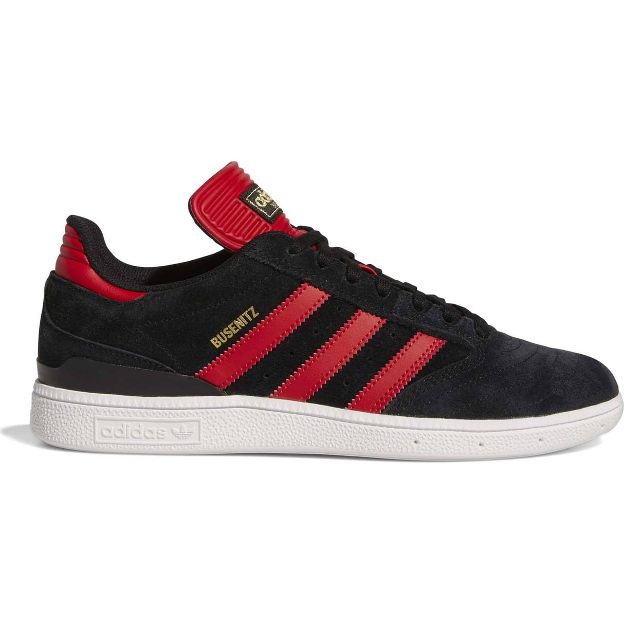 Adidas Busenitz Skate Shoes - Core Black/Scarlet/Gold