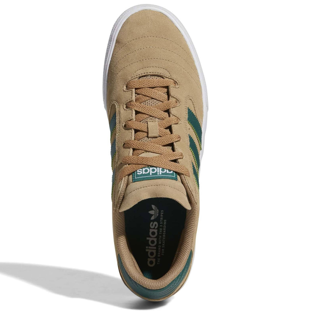 Adidas Busenitz Vulc II Skate Shoes - Cardboard/Green/White