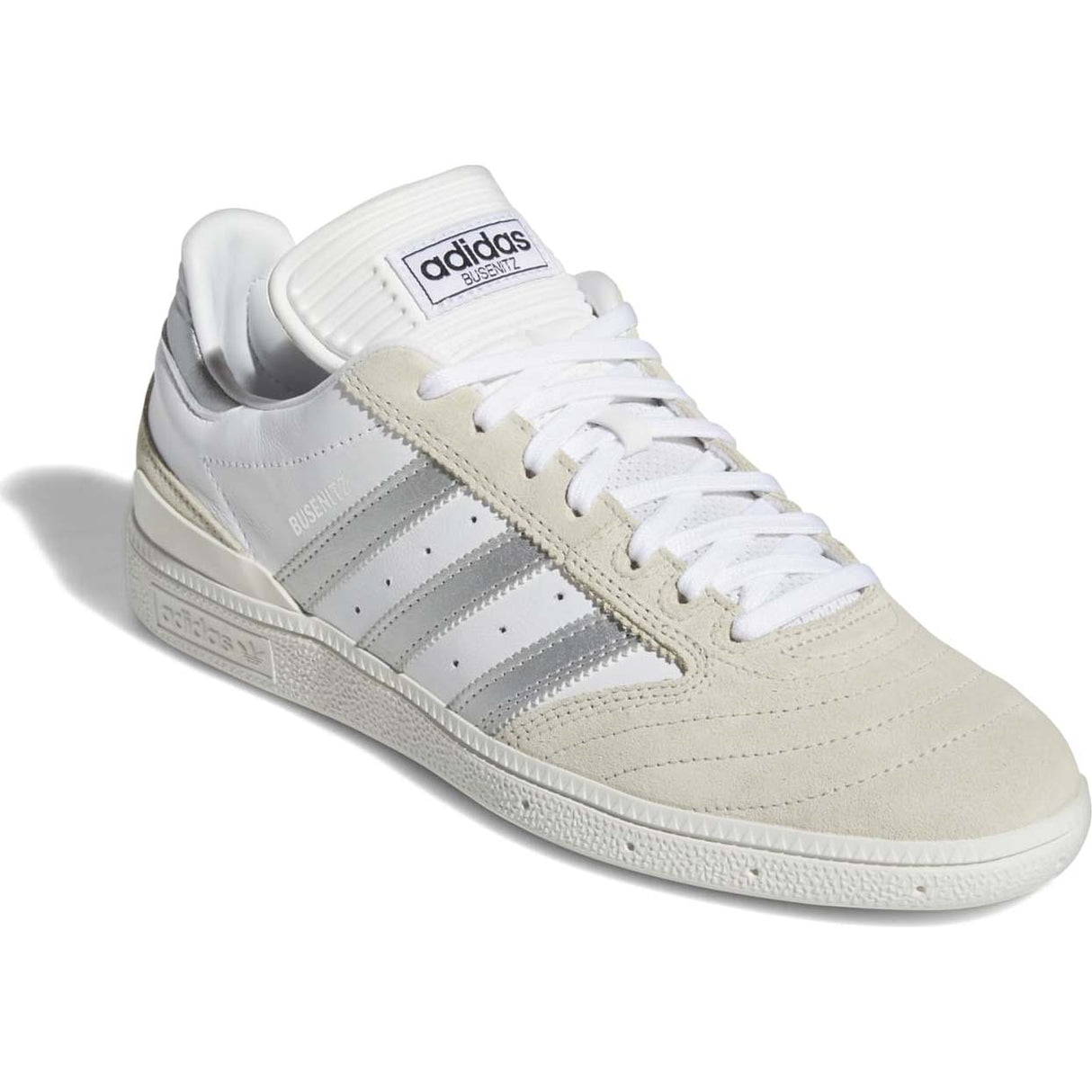 Adidas Busenitz Skate Shoes - Crystal White/Silver/White