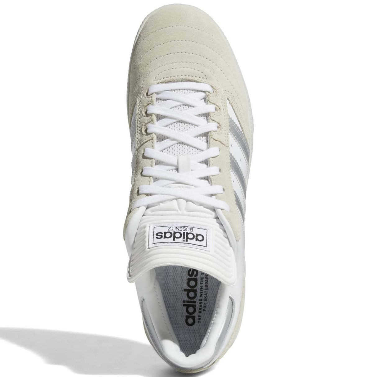 Adidas Busenitz Skate Shoes - Crystal White/Silver/White