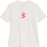 Adidas Curb SS T Shirt - Core White/Bright Red