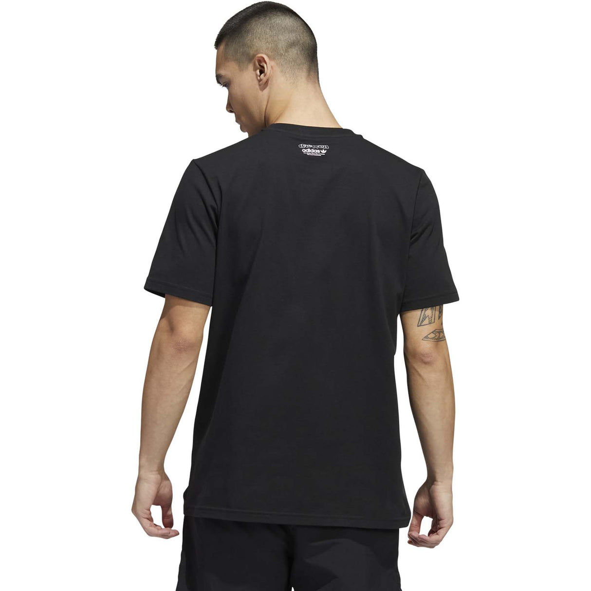 Adidas Daewon Message T Shirt - Black/White/Blue Bird