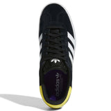 Adidas Gazelle ADV Skate Shoes - Core Black/White/Core Black