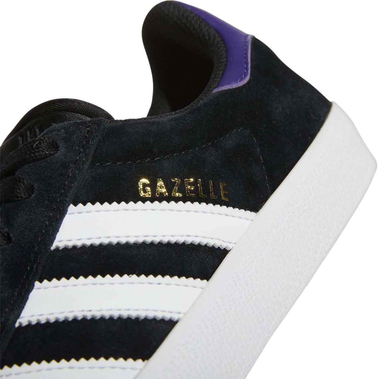 Adidas Gazelle ADV Skate Shoes - Core Black/White/Core Black