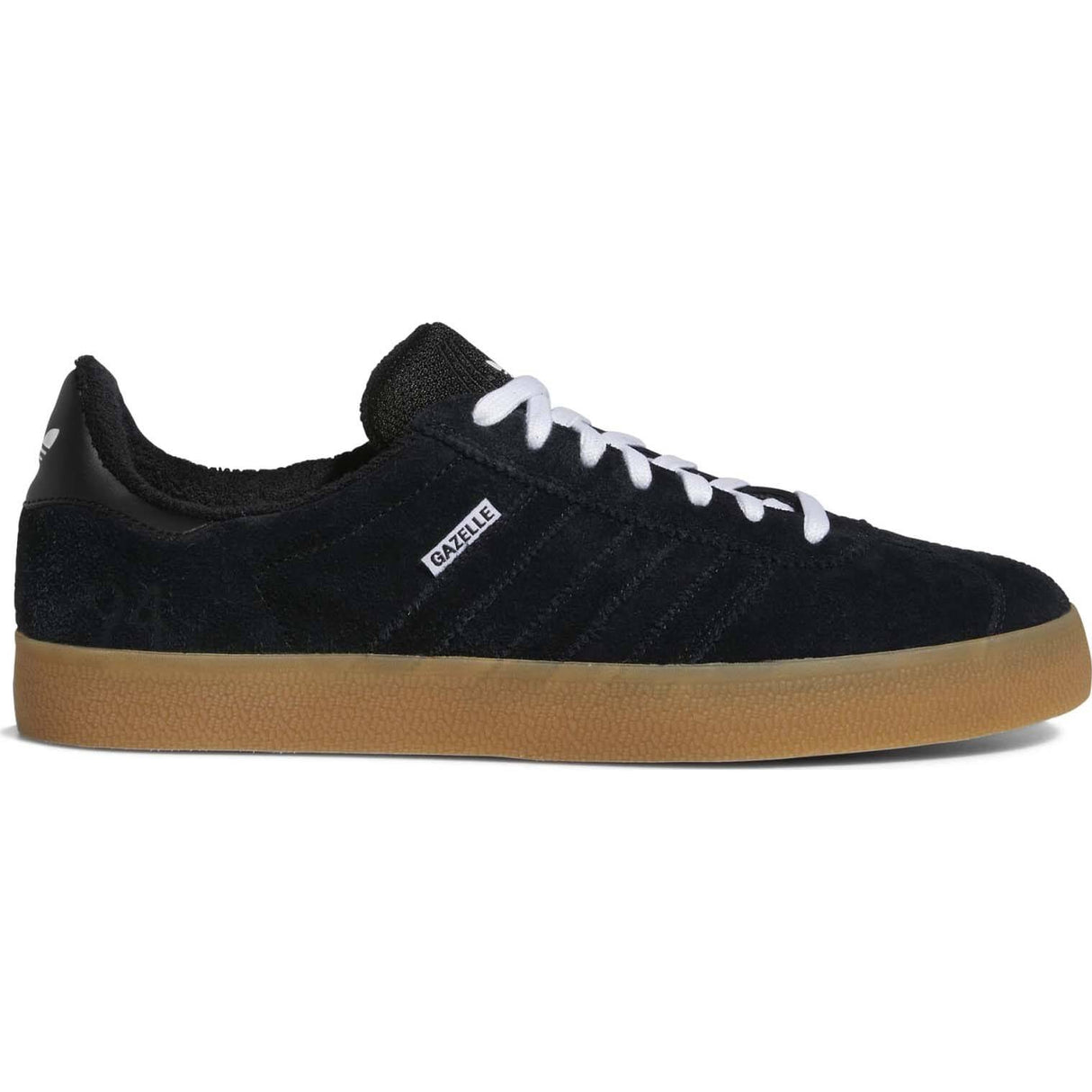 Adidas Gazelle ADV Skate Shoes - Core Black/White/Blue Bird