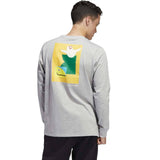Adidas Shmoofoil Painted LS T Shirt - Grey/Multi