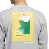 Adidas Shmoofoil Painted LS T Shirt - Grey/Multi